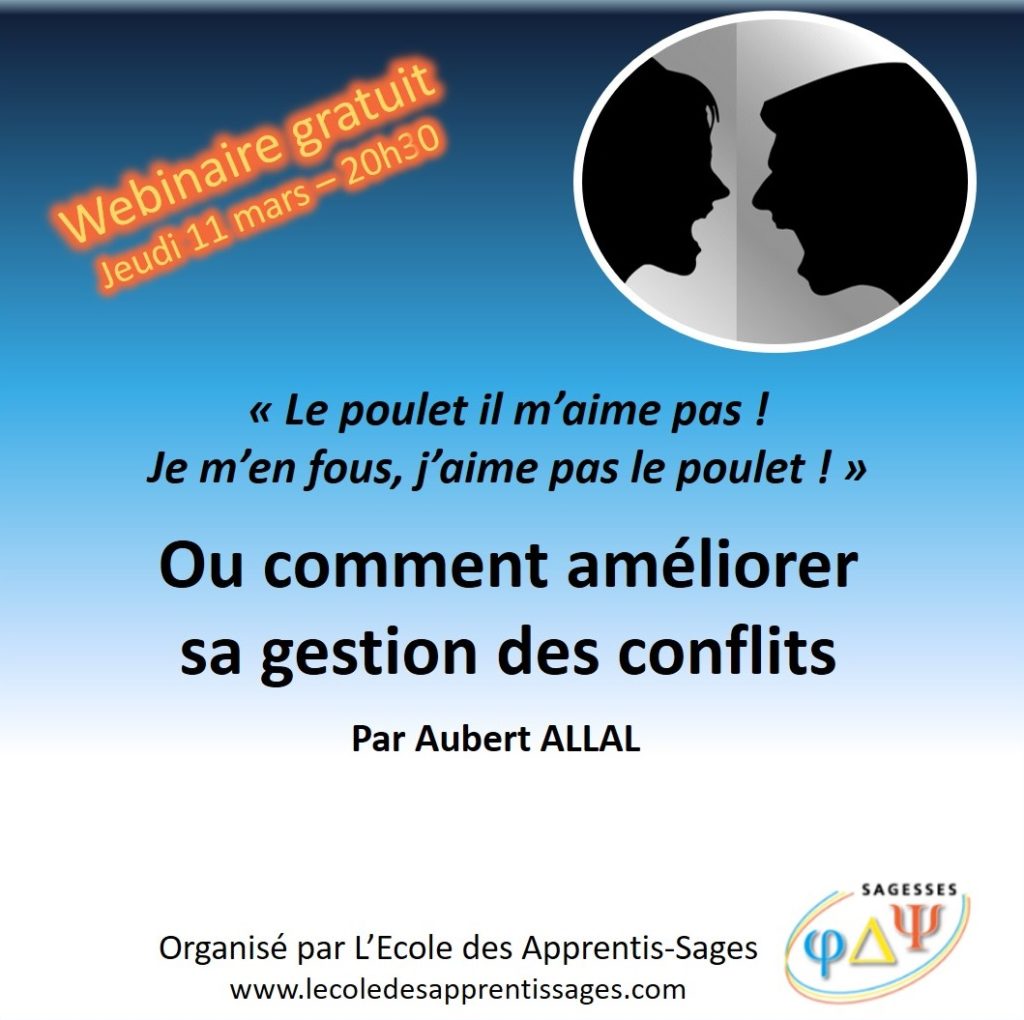 webinaire gestion des conflits par  Aubert Allal